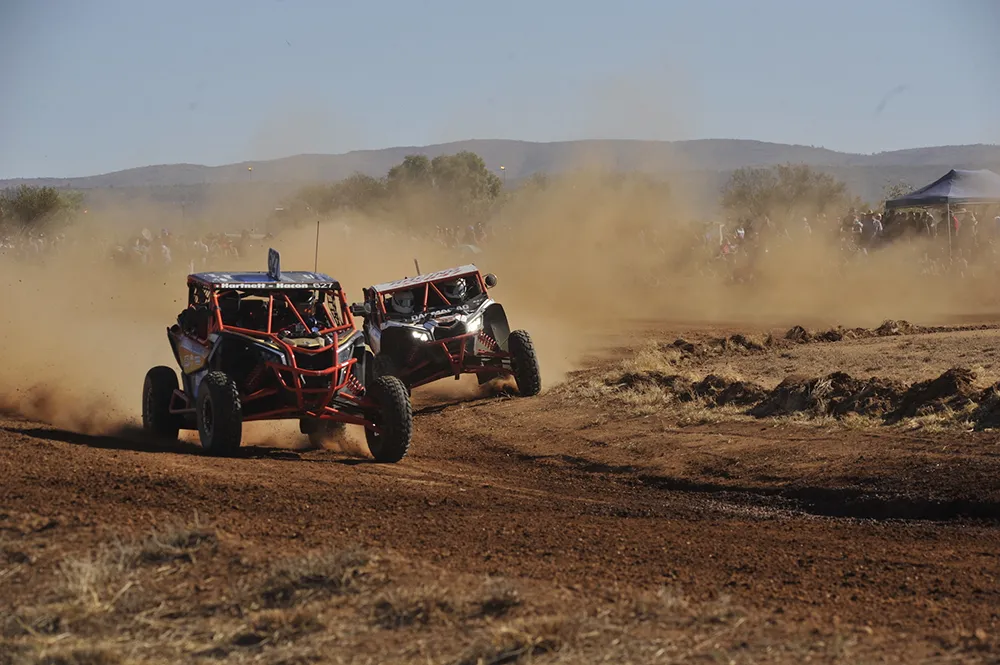 Buggy on track